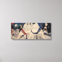 相撲, 国芳 Sumo Wrestling, Kuniyoshi, Ukiyo-e