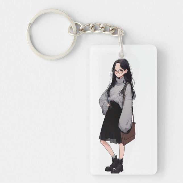 石川 美桜 (ishikawa mio) keychain (Front)