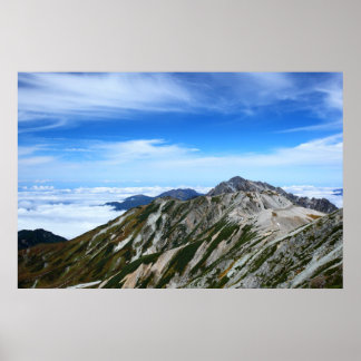 立山連峰の山並み POSTER