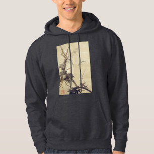 竹に鳥, 其一 Bird and Bamboo, Kiitsu, Japan Art Hoodie