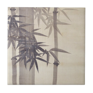 竹, 其一 Bamboo, Kiitsu, Japan Art Ceramic Tile