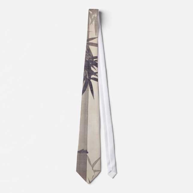 竹, 其一 Bamboo, Kiitsu, Japan Art Neck Tie (Front)