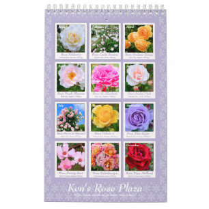 美しいバラのカレンダー CALENDAR
