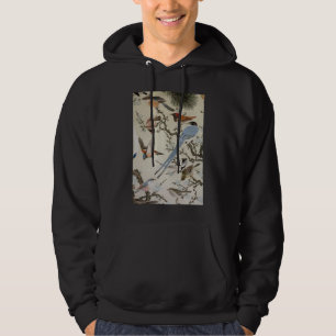 群鳥図, 中住道雲, Birds(detail), Nakazumi Doun Hoodie