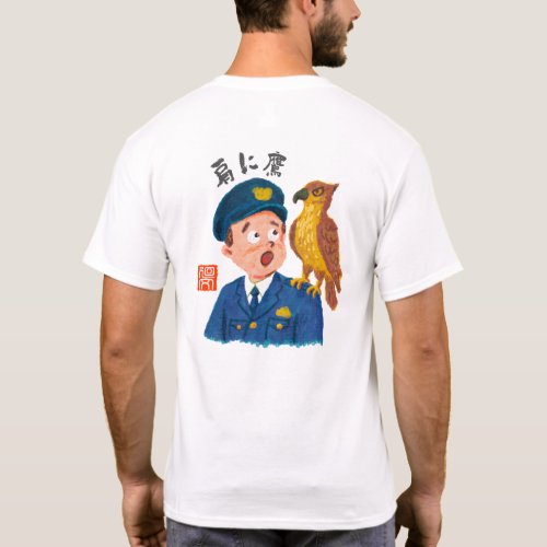 肩に鷹（カタニタカ） T-Shirt