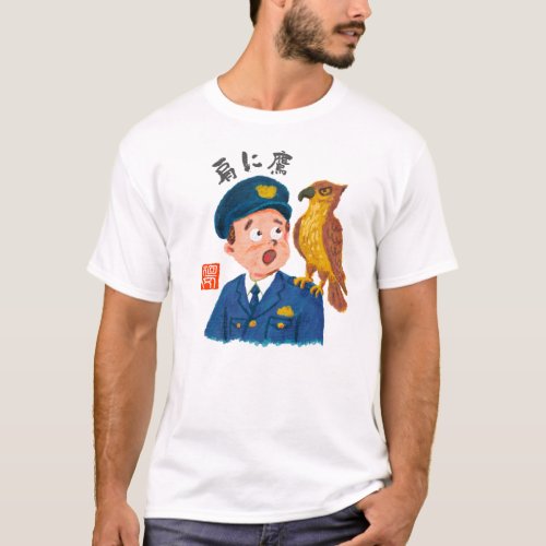 肩に鷹（カタニタカ） T-Shirt