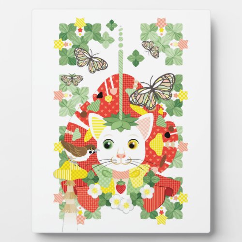 苺大福／Strawberry Daifuku Plaque