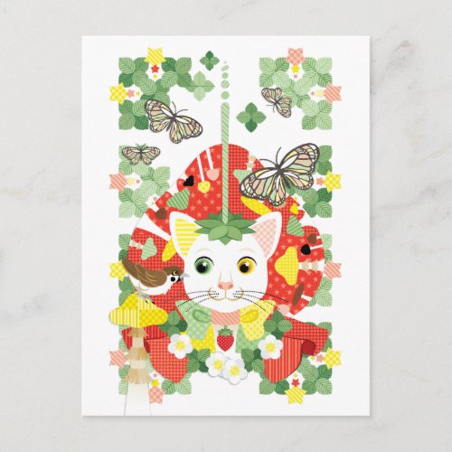 苺大福／Strawberry Daifuku Postcard