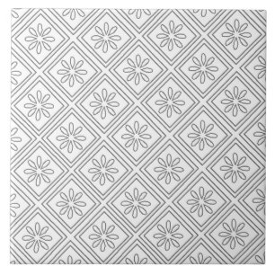 菊(ホ ワ イ ト) CERAMIC TILE