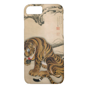 虎図, 若冲 Tiger, Jakuchū, Japan Art iPhone 8/7 Case