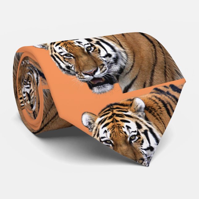 虎 NECK TIE (Rolled)