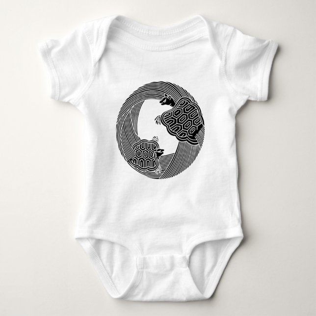 親子亀 BABY BODYSUIT (Front)