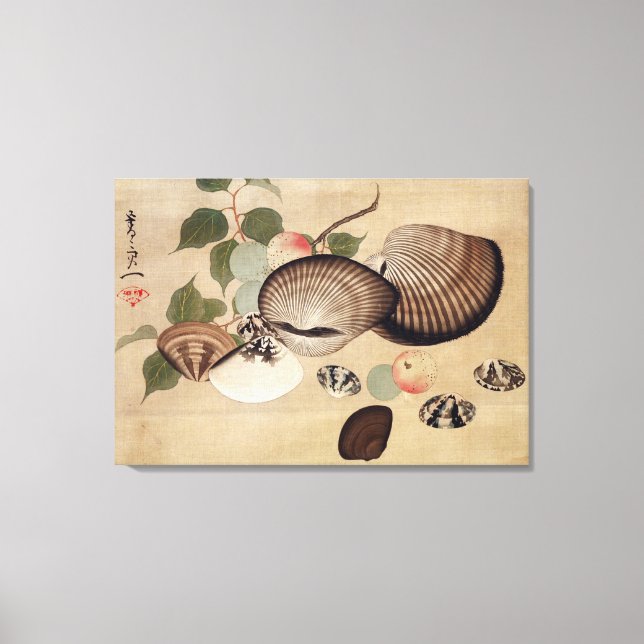 貝, 其一 Shellfish, Kiitsu Canvas Print (Front)