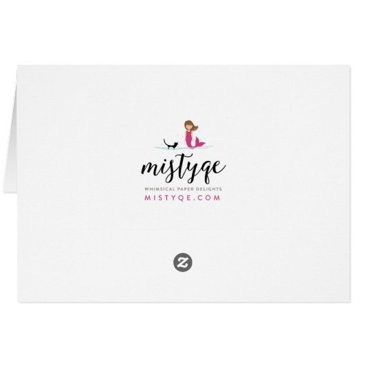 近代レッドクリスマス新年のご挨拶 (Back Horizontal)