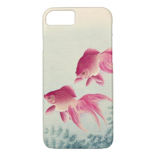 金魚, 古邨 Pair of Goldfish, Koson, Ukiyo-e, Woodcut iPhone 8/7 Case