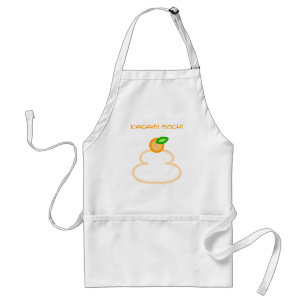 鏡餅(kagami mochi) adult apron