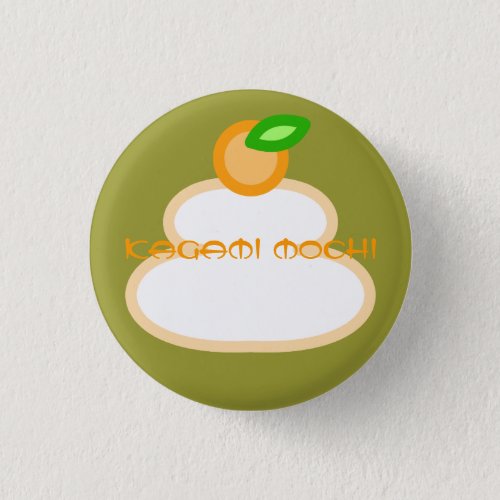 鏡餅kagami mochi pinback button