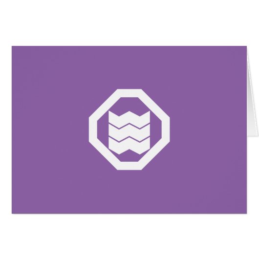 隅切り角に縮み三 (Front Horizontal)