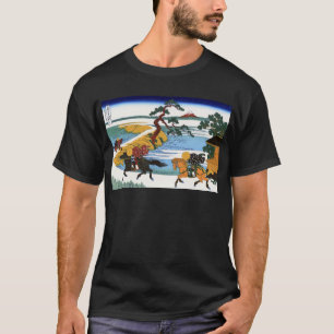 隅田川関屋の里, 北斎 View Mt.Fuji from Sumida river T-Shirt