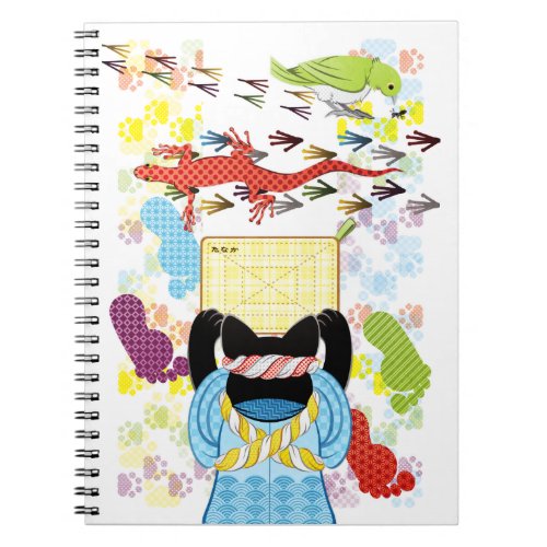 雑巾がけと足跡（リメイク） NOTEBOOK