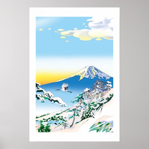 雪と日本の城 POSTER