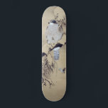 雪中鷹図, 柴田是真 Hawk in the Snow, Shibata Zeshin Skateboard Deck<br><div class="desc">Shibata Zeshin (1807-1891) was a famous and revolutionary Japanese painter and lacquerer of the late Edo period and early Meiji era. In Japan, he is ironically known as both too modern, a panderer to the Westernization movement, and also an overly conservative traditionalist who did nothing to stand out from his contemporaries. Despite holding this odd reputation in Japan, Zeshin...</div>