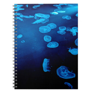 青いクラゲ フォトリングノートブック NOTEBOOK