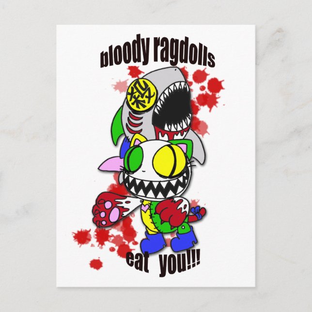 食べちゃうぞ POSTCARD (Front)