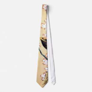 鷲と桜, 北斎 Eagle and Cherry Blossoms, Hokusai Neck Tie