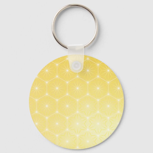 麻の葉文様のキーホルダー KEYCHAIN (Front)