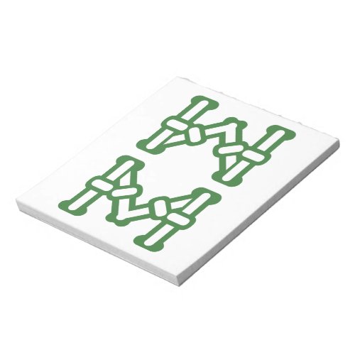 麻雀牌 8索  EIGHT OF BAMBOOS _MAHJONG TILE_ NOTEPAD