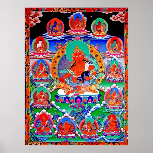 黃財神Yellow Jambhala n retinue Poster (Front)