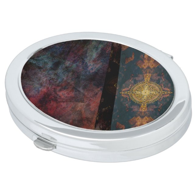 黄泉- 楕円形コンパクトミラー COMPACT MIRROR (Turned)