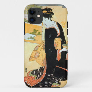 黒い着物の女, 豊国 Woman of Black Kimono, Toyokuni, Ukiyo- iPhone 11 Case