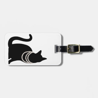 黒猫と宝石 ラゲッジタグ LUGGAGE TAG