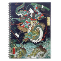 龍虎, 豊国 Dragon & Tiger, Toyokuni, Ukiyo-e