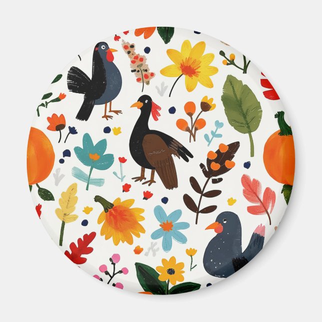 귀여운 칠면조 마그넷 MAGNET (Front)