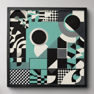 민트패턴 액자 PEEL AND STICK PHOTO TILE