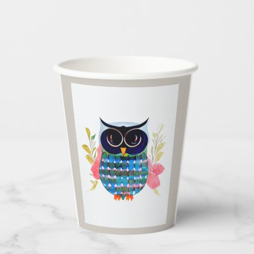 ë Owl paper cup