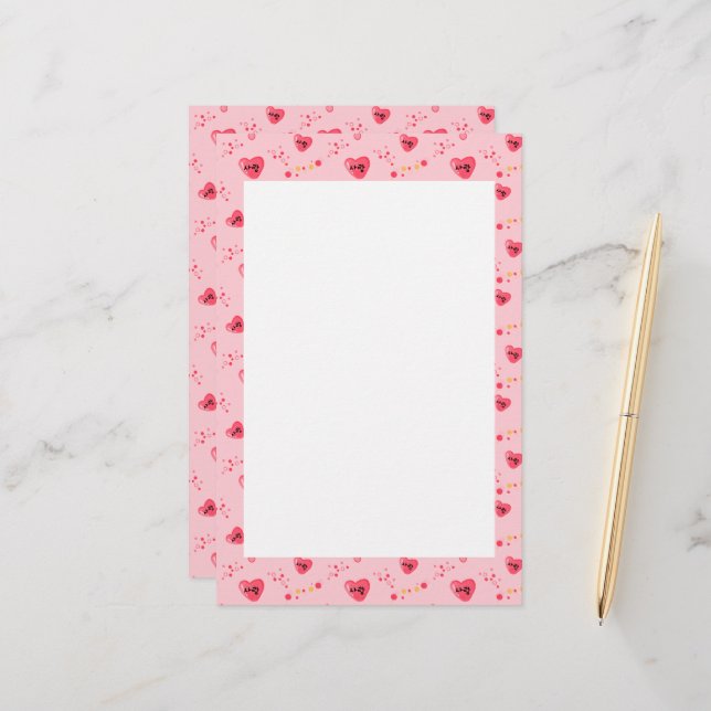 사랑 - LOVE in Korean Stationery (Front/Back In Situ)