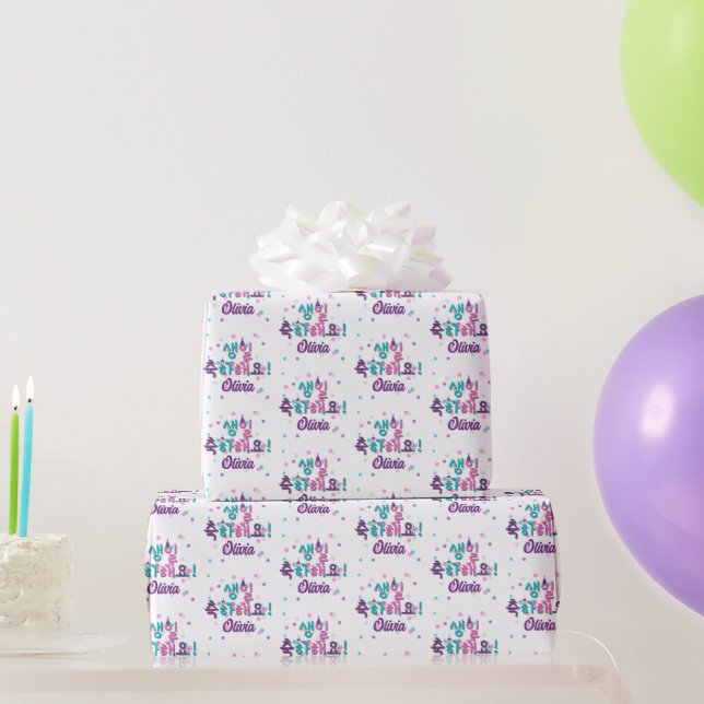 생일 축하해요 HAPPY BIRTHDAY Korean Personalized Wrapping Paper (Party Gifts)