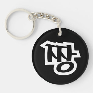 짱 JJANG - The BEST ~ Korean Slang Hangul Language Keychain