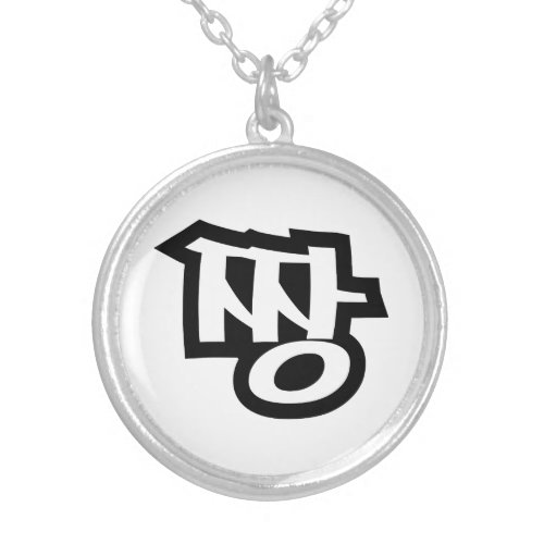 짱 JJANG _ The BEST  Korean Slang Hangul Language Silver Plated Necklace