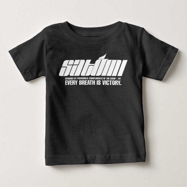 𝙨𝙖𝙩𝙤𝙢𝙞 𝙨𝙡𝙤𝙜𝙖𝙣 BABY T-Shirt (Front)