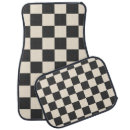 Search for checkered car floor mats Black