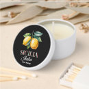 Search for lemon candles Italy