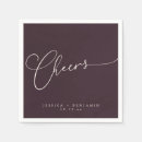 Search for plum wedding napkins Minimalist