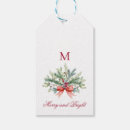 Search for monogram gift tags Watercolor