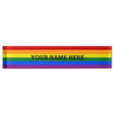 Search for rainbow name plates Stripes