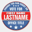 Search for campaign stickers Election